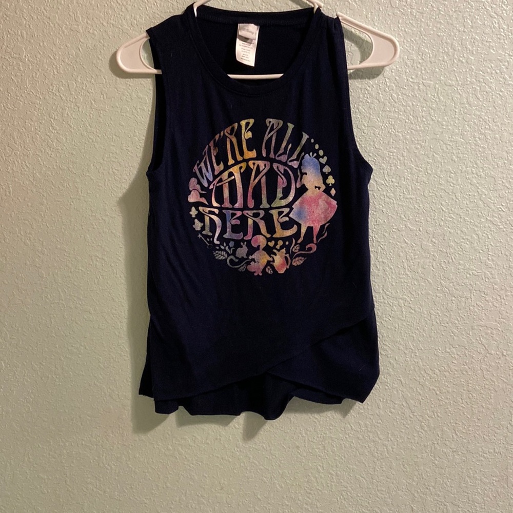 COPY - Women’s small sleeveless Disney Alice in Wonderland Tshirt.